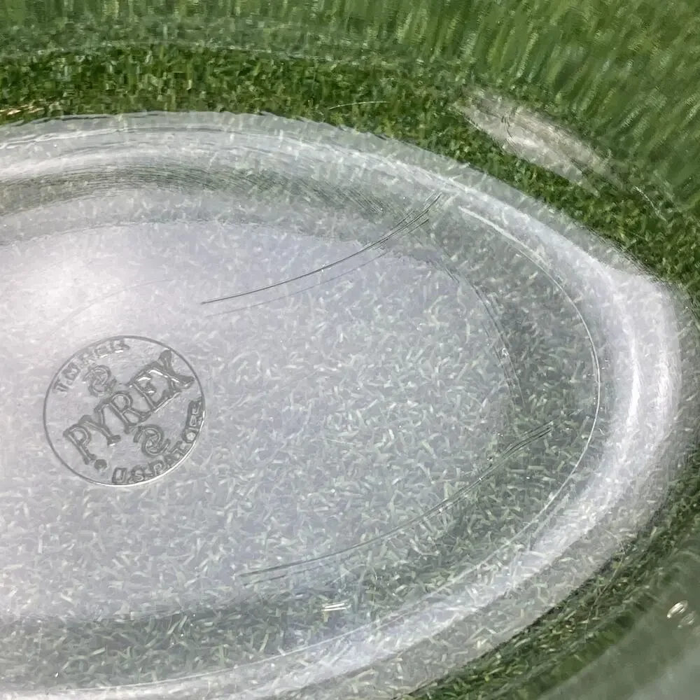 Vintage Pyrex Clear Glass Baking Dish Casserole #633